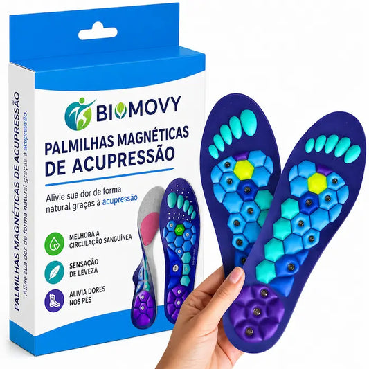 Palmilhas Magnéticas de Acupressão | BioMovy